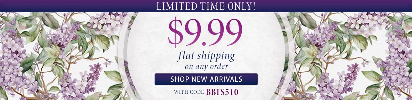 $9.99 Standard Shipping Code BBFS10
