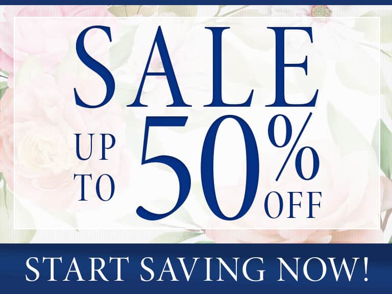 Sale items up to 50% off