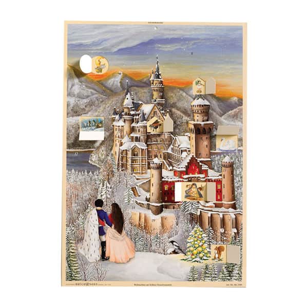 Snowy Neuschwanstein Castle Advent Calendar