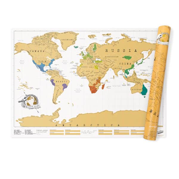 Scratch-Off World Map