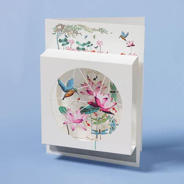 Kingfisher Magic Box Card