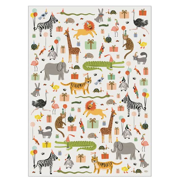 Party Animal Wrapping Paper
