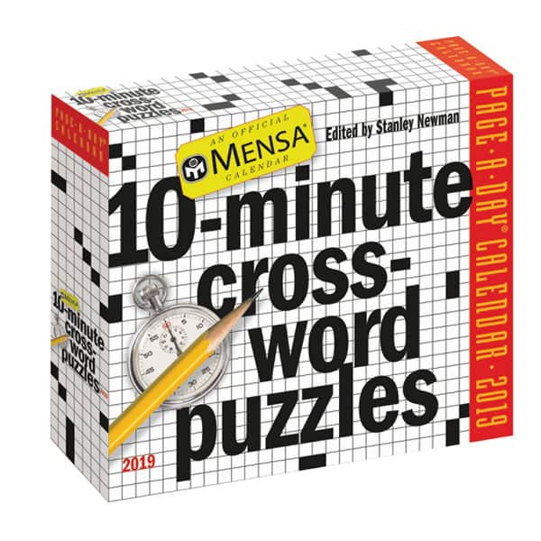2019 Mensa 10-Minute Crossword Calendar
