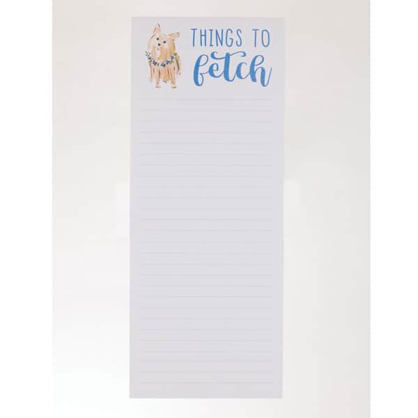 Things to Fetch Magnetic Note Pad