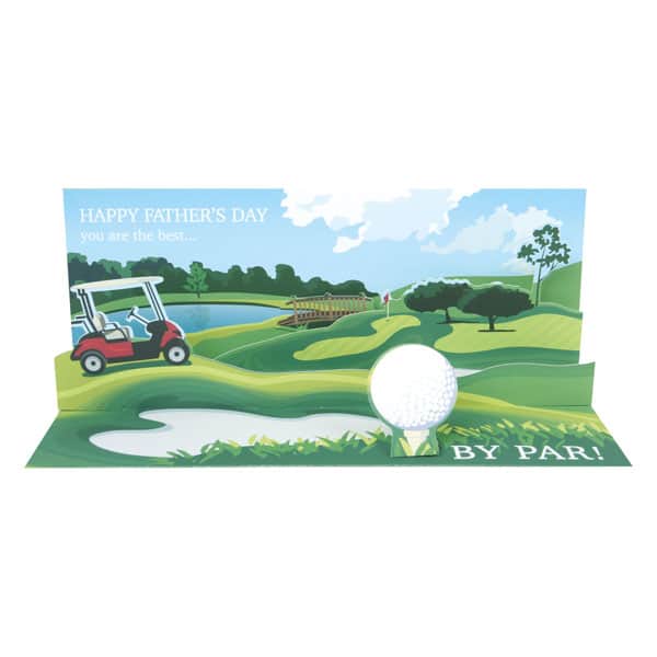Fore! Father's Day Audio Pop-Up Greeting Card