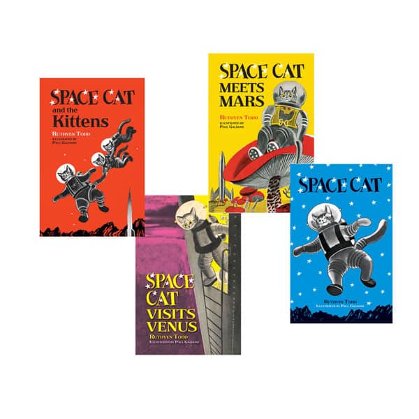 Space Cat - Set of four