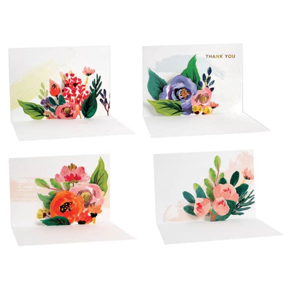 Floral Pop-Up Boxed Cards - Set of 8