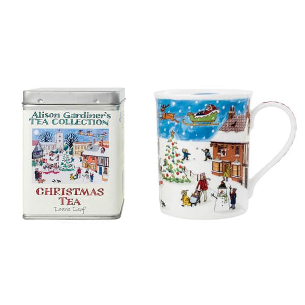 Tea Caddy and Christmas Mug
