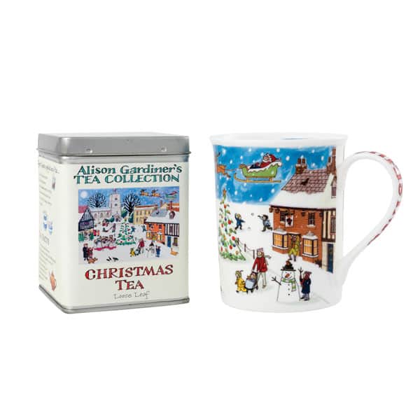 Tea Caddy and Christmas Mug