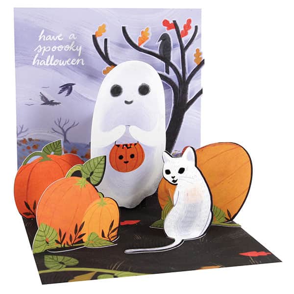Ghost and Cat Pop-Up Card