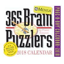 Alternate image 2018 365 Brain Puzzlers Page-a-Day Calendar