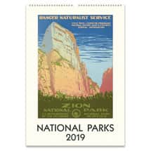 Alternate image 2019 National Parks Vintage Posters Calendar