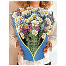 Alternate image Field of Daisies Pop-Up Bouquet Card
