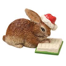 Reading Woodland Animal Ornaments: Rabbit