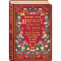 Alternate image Book Birthday Cards - Set of 4