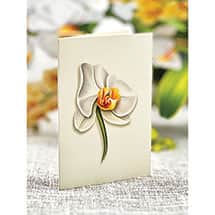 Alternate image Serenity Orchid Pop-Up Bouquet Card