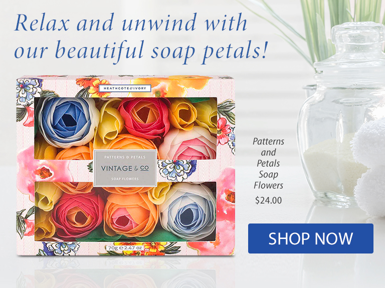 Patterns and Petals Soap Flowers