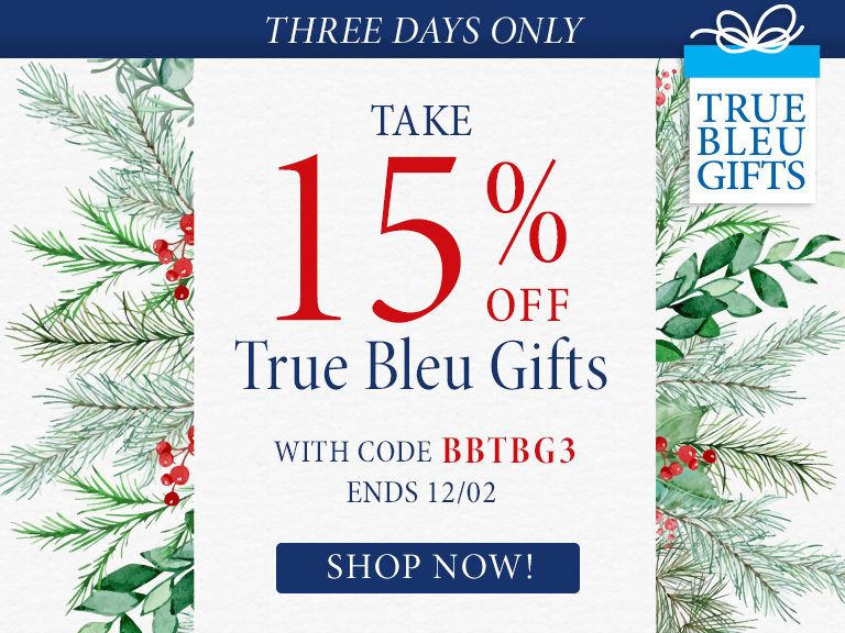 15% Off True Bleu Gifts