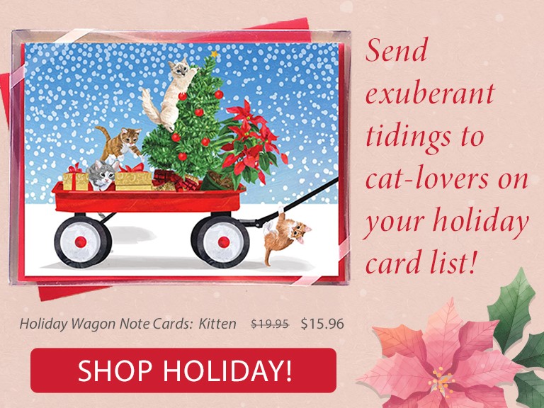 Holiday Wagon Notes Card