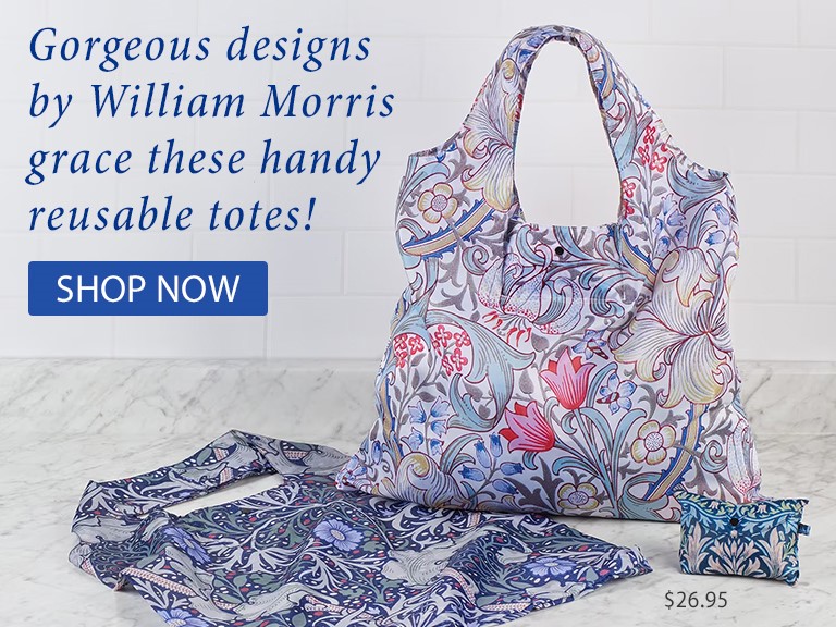 William Morris Reusable Shopping Totes