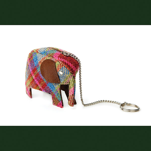 Harris Tweed Mini Coin Purses - Elephant