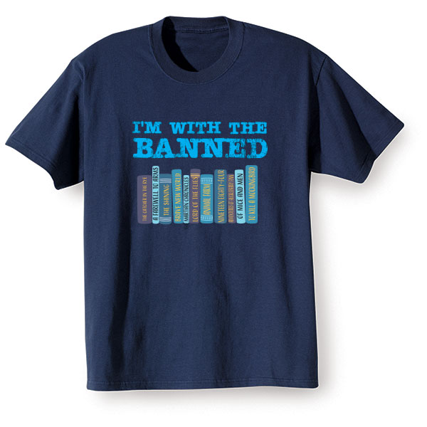 Product image for 'I'm With the Banned' T-Shirt