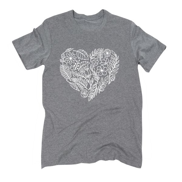 Product image for Floral Heart Tee