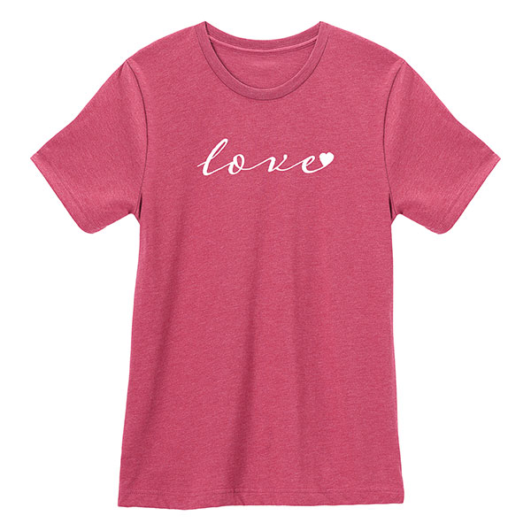 Product image for Script Love Tshirt 