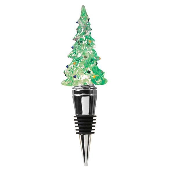 Color Changing Christmas Tree Wine Stopper