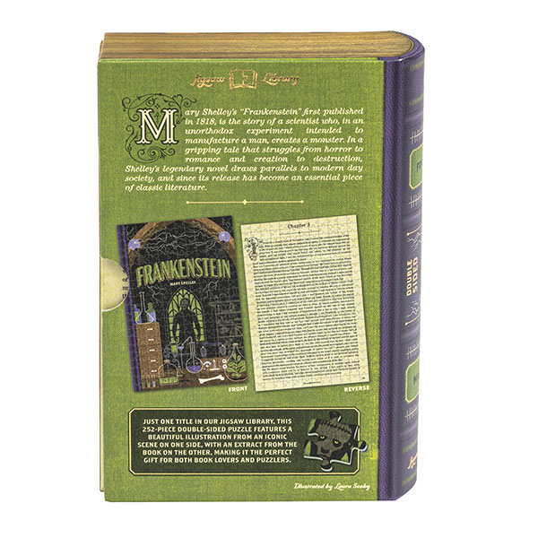 Literary Double-Sided Puzzles - Frankenstein
