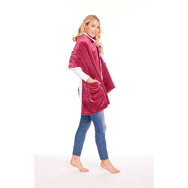 Product image for Wearable Fleece Throw - Rose