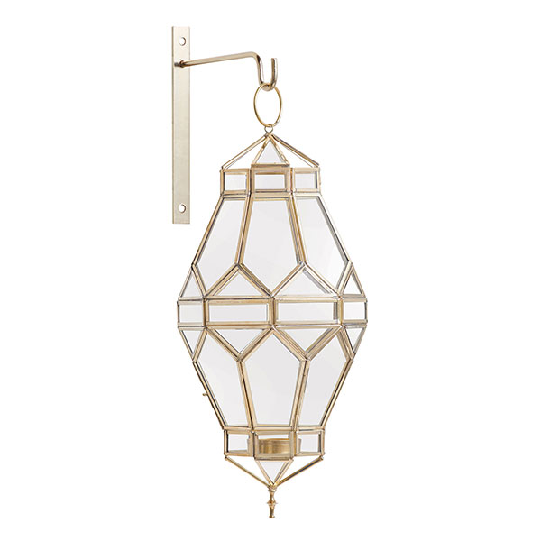 Product image for Moroccan Hanging Lantern Sconce