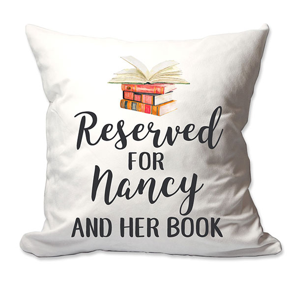 Product image for Personalized 'Reserved For' Pillow
