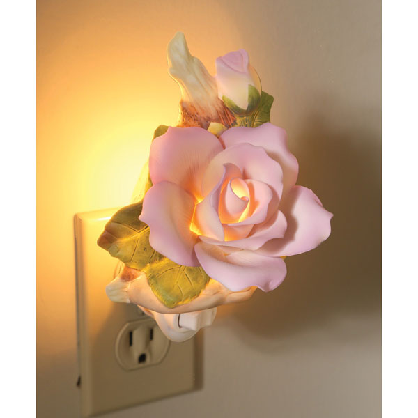 Porcelain Rose Nightlight