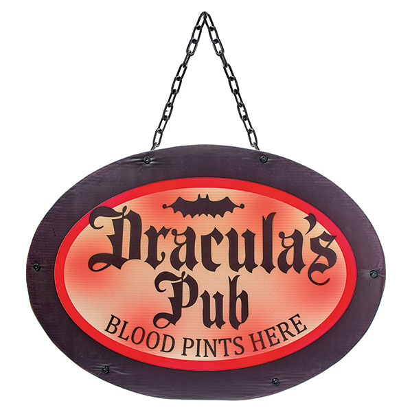 Product image for Dracula's Pub Light-Up Sign