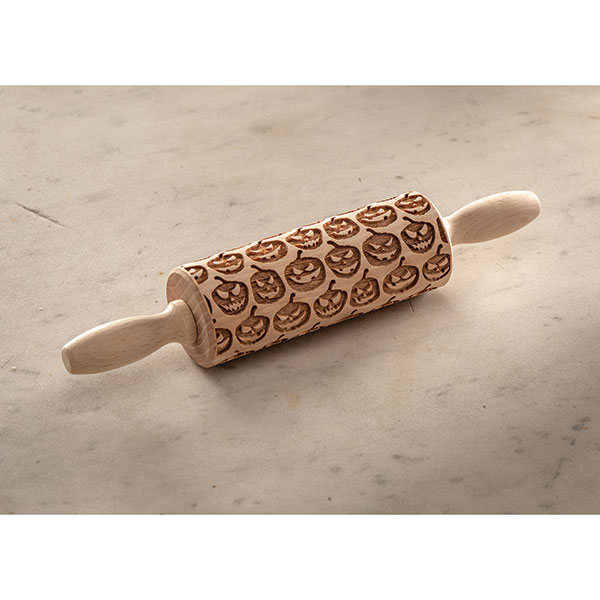 Product image for Jack-o'-Lanterns Embossed Rolling Pin