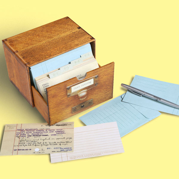Product image for Card Catalog Note Cards
