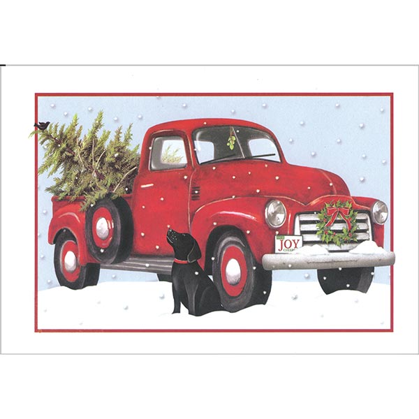 Product image for Red Truck Christmas Cards
