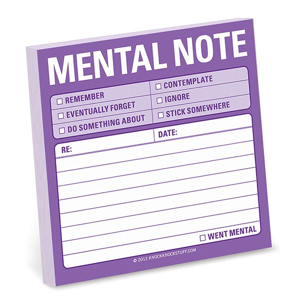Mental Note Stickies (set 3)