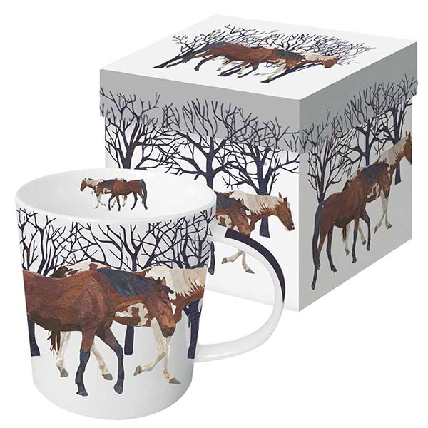 Winter Wildlife Mug - Winter Horses