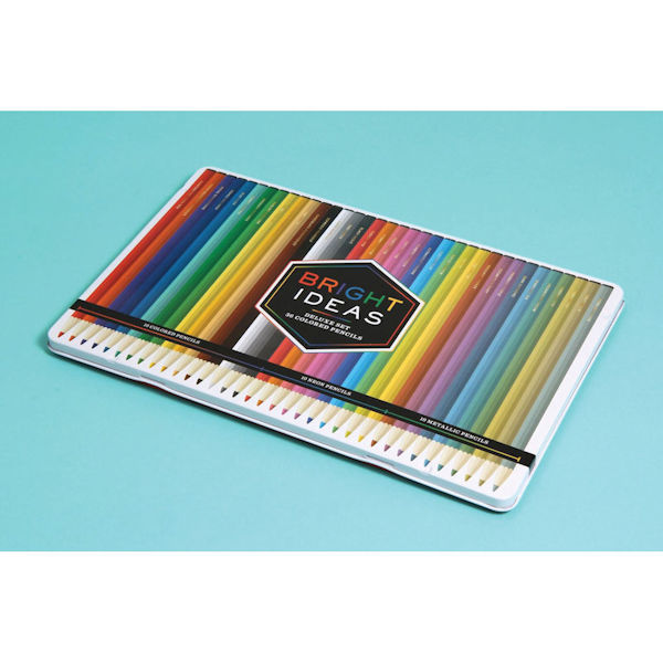 Bright Ideas Deluxe Colored Pencils Tin