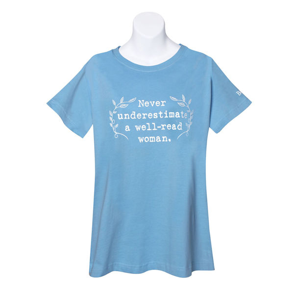 Product image for Never Underestimate a Well-Read Woman Shirt