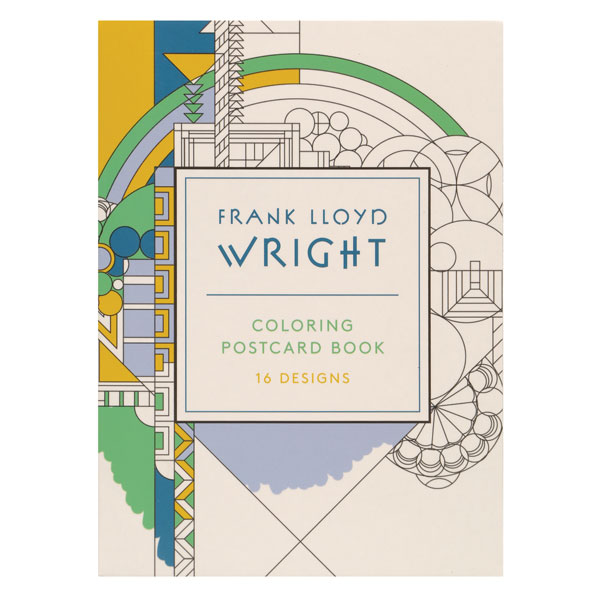 Frank Lloyd Wright Coloring Postcards