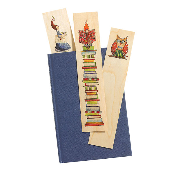 Whimsical Wooden Bookmarks