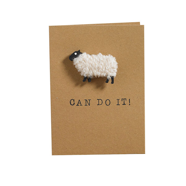 Woolly Ewe Magnet Cards: Ewe Can Do It