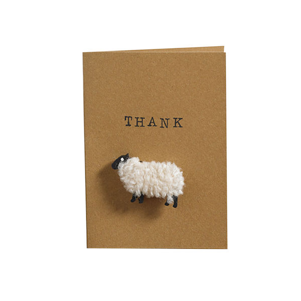 Woolly Ewe Magnet Cards: Thank Ewe