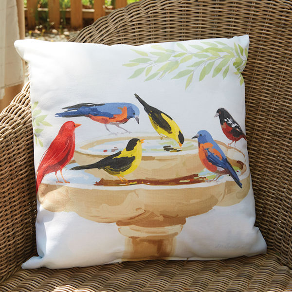Bird Bath Pillow
