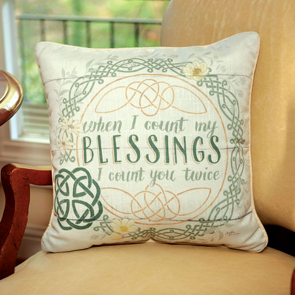 Celtic Blessings Pillow