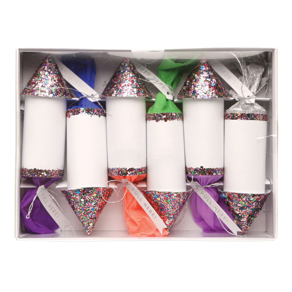 Confetti Rocket Poppers - Set of six