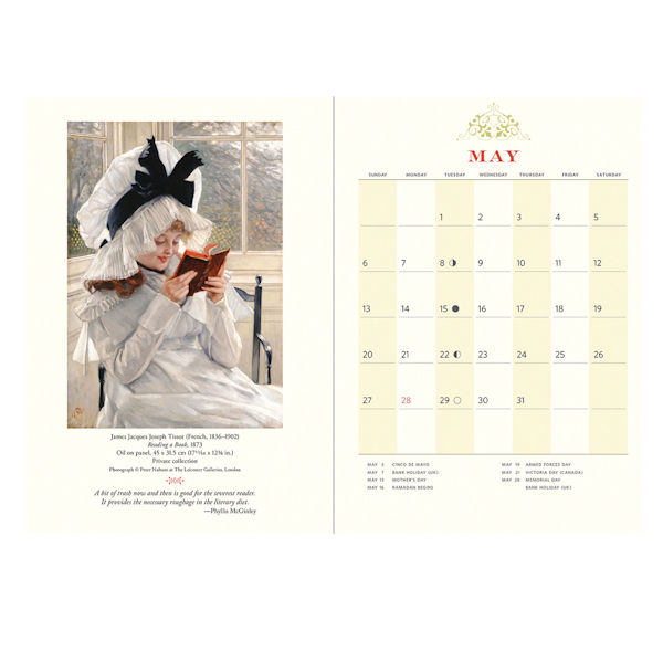 2018 Reading Woman Engagement Calendar